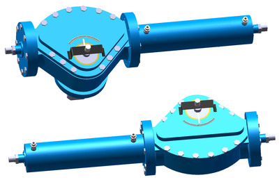拔叉式双作用液动执行器