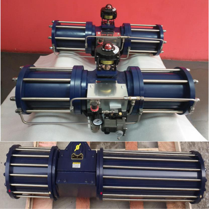 F3-Series Scotch Yoke Pneumatic Valve Actuator Double-acting,Single-acting(spring return)